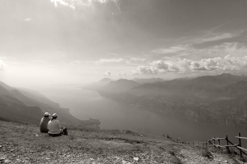 
Bergrücken am Gardasee