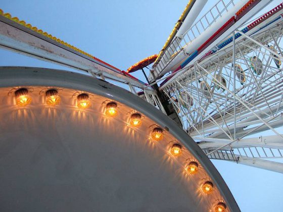 Kirmes in Wilbasen, Riesenrad