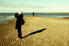 Ausguck, Am Strand von Borkum