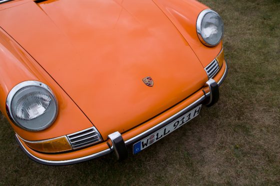 74er Porsche 911 Oldtimer, orange