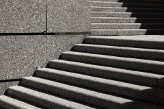 Treppenstufen mit Schatten, Stairs