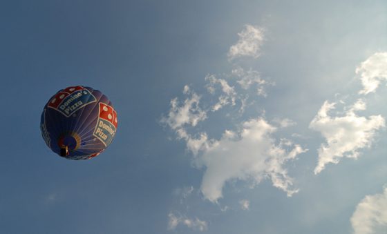 Montgolfiade Münster, Heissluftballon