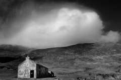 Die alte Hütte in Irland