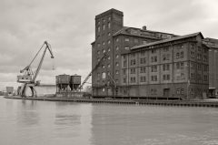 Münster, Hafen Flechtheim Speicher