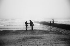 Herbstwetter, Norderney, Familie